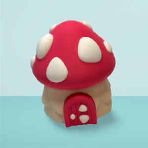 Fairy Mushroom House Surprise Egg with Baby Mushroom Dragon