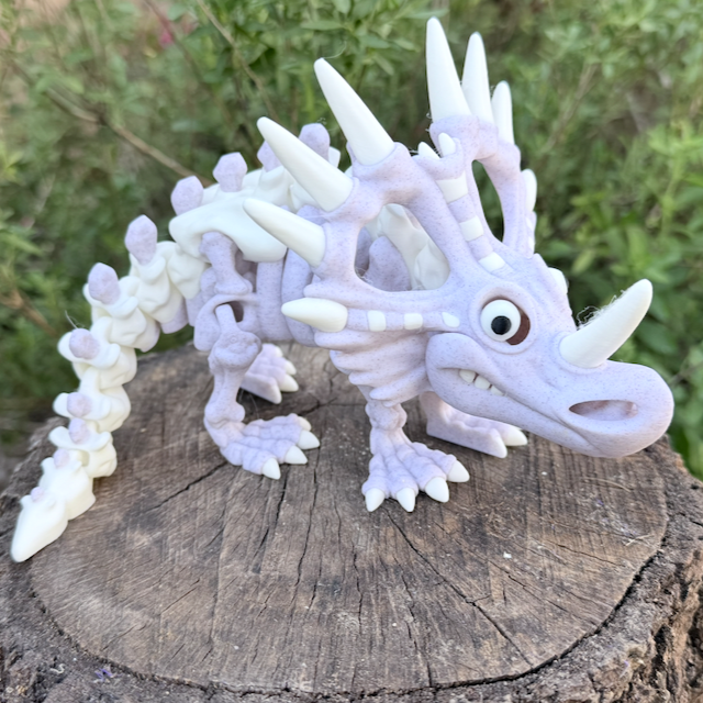 Articulated Skeleton Styracosaurs Figurine