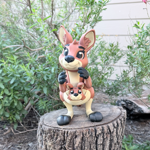 Kangaroo & Joey Figurine