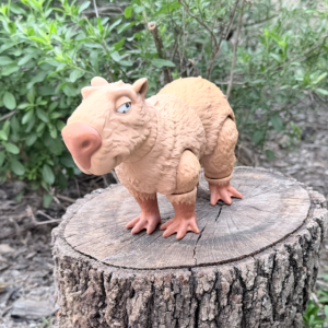 Capybara Articulated Figurine Relaxed & Ready for Adventure