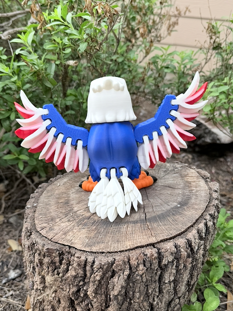 Patriotic Power Bald Eagle